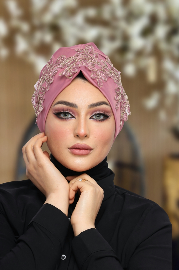 Turban  & Scarf Darby with Joubert stan - Smile Turbans - 1805