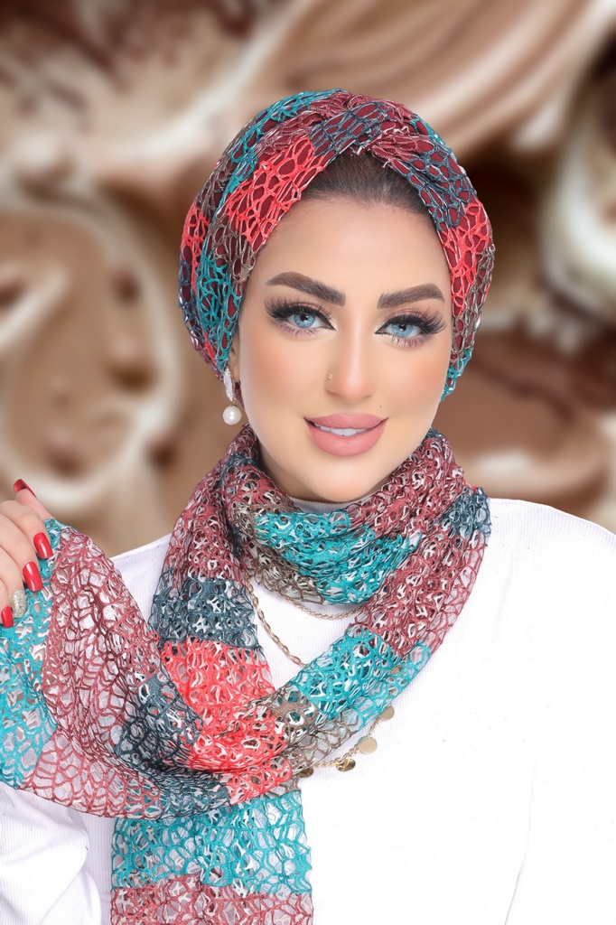 Turban  & Scarf Crocs one piece kink - Smile Turbans - 1823