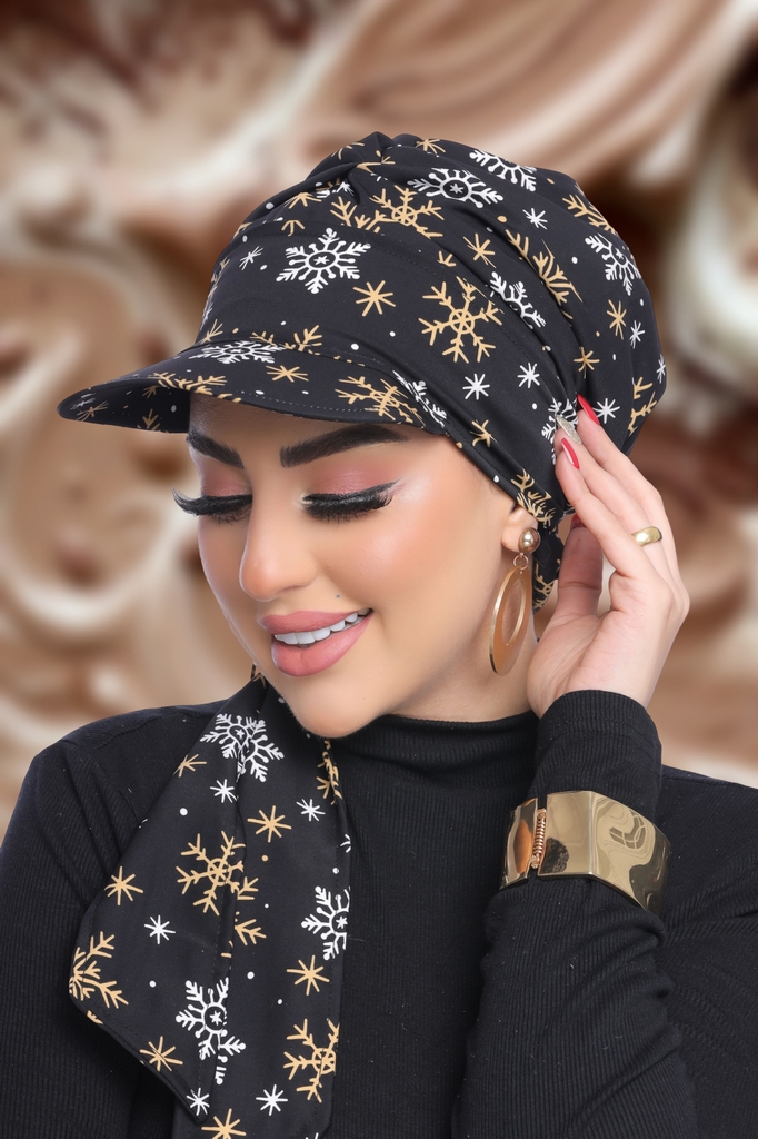 Cap Two-piece Cap soft - Smile Turbans - 1837