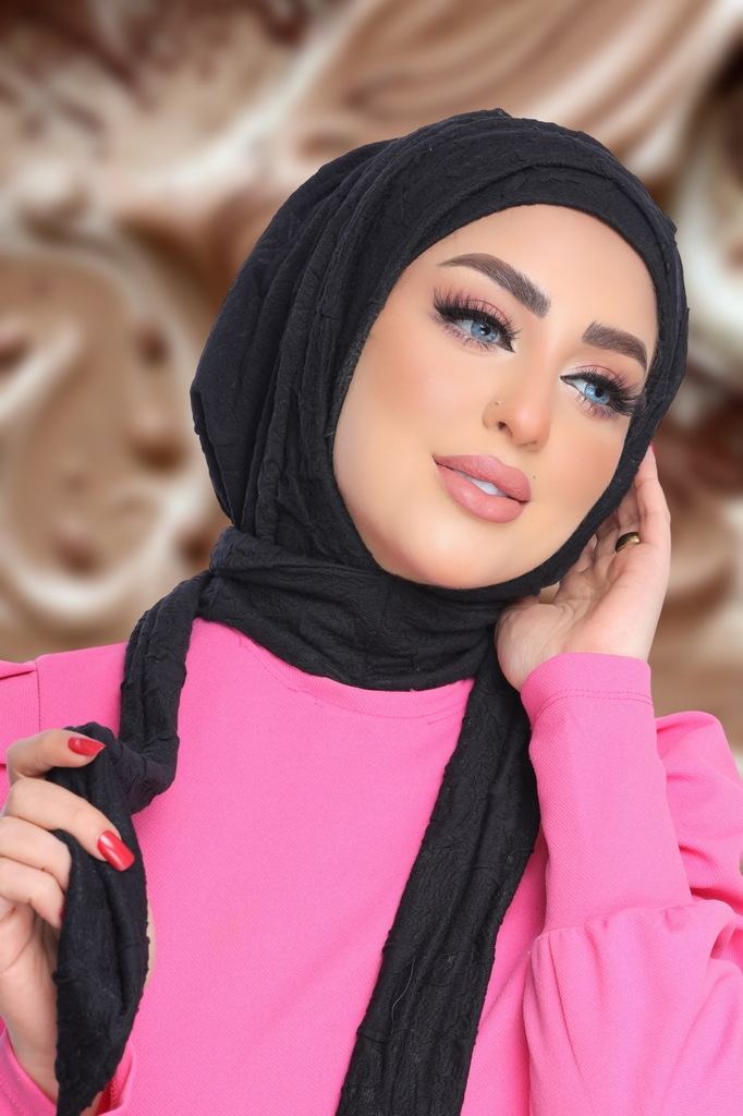 Hijab Ready-made hijab without pins cotton - Smile Turbans - 1840