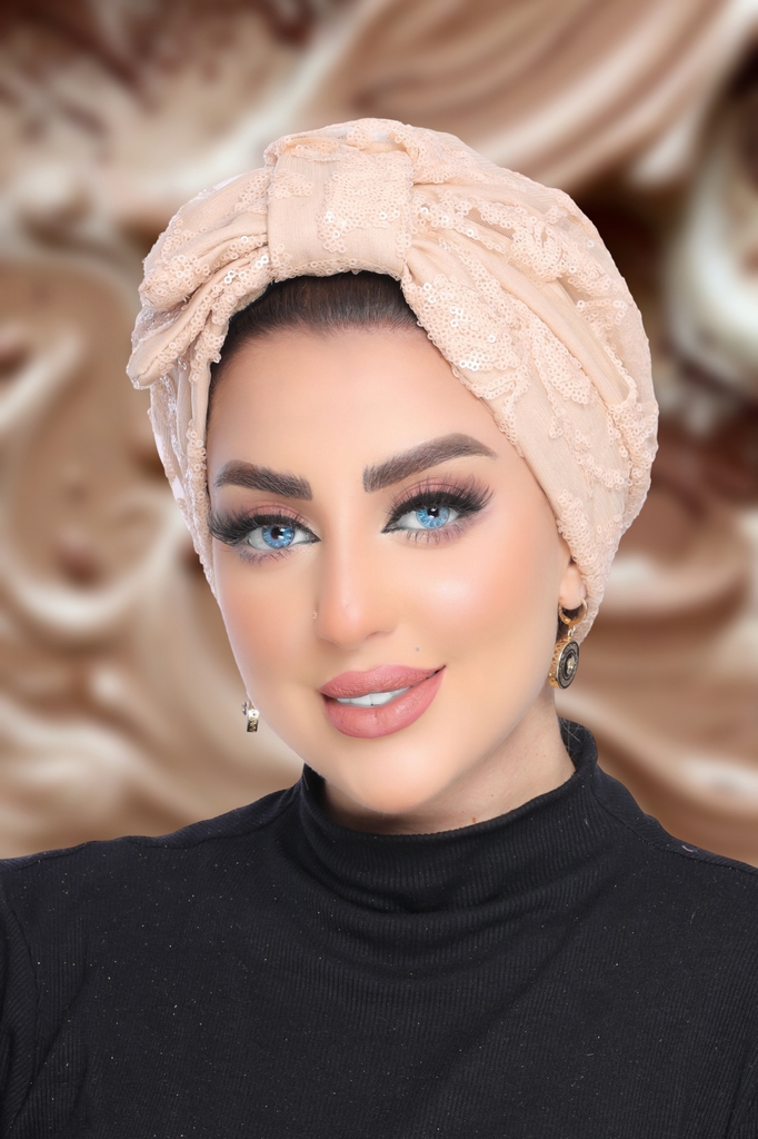 Turban Half a bow, one piece Joubert - Smile Turbans - 1846