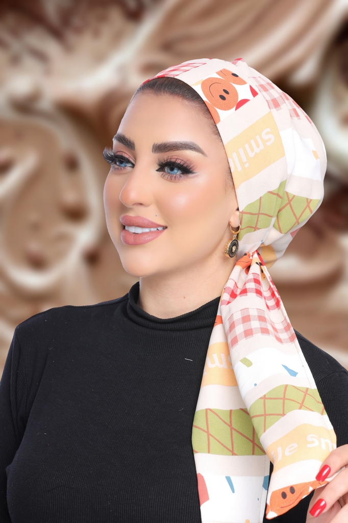 Turban Tie crepe material - Smile Turbans - 1847