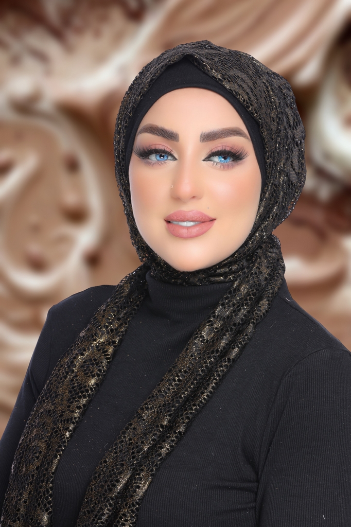 Hijab Ready-made hijab without pins kink - Smile Turbans - 1851