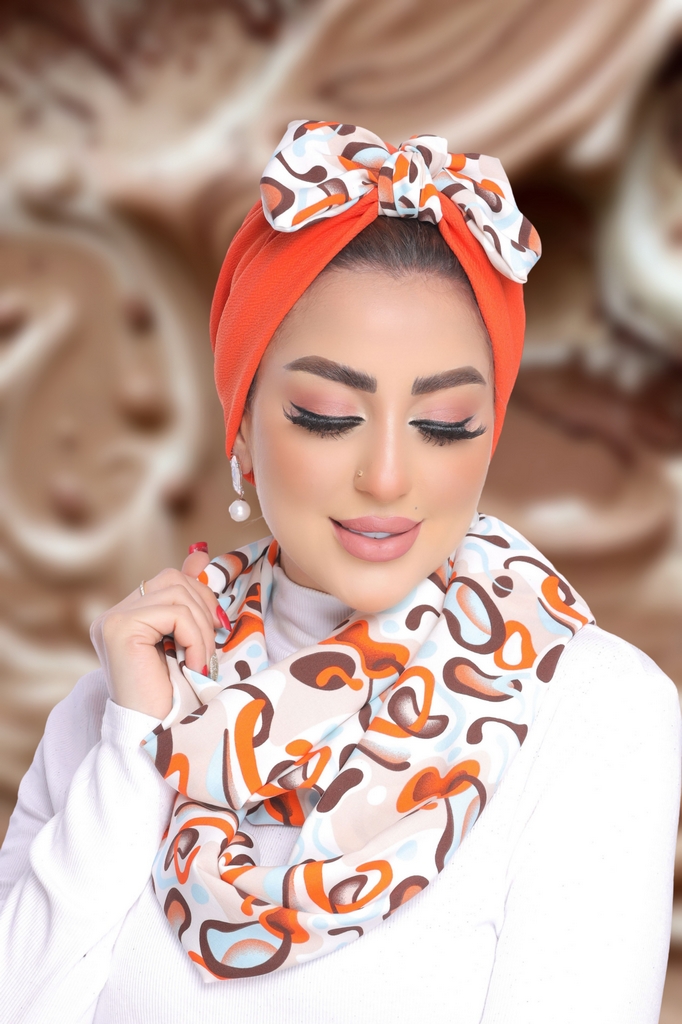 Turban  & Scarf Bow sph - Smile Turbans - 1879