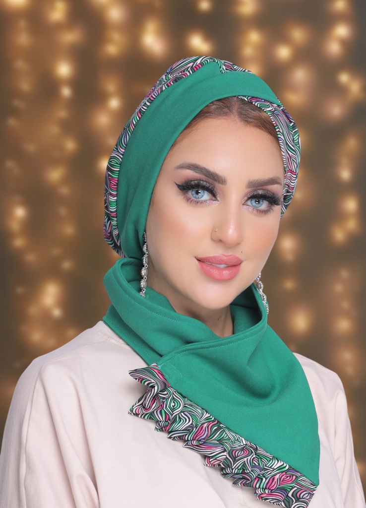 Turban  & Scarf Crocs crepe material - Smile Turbans - 2025