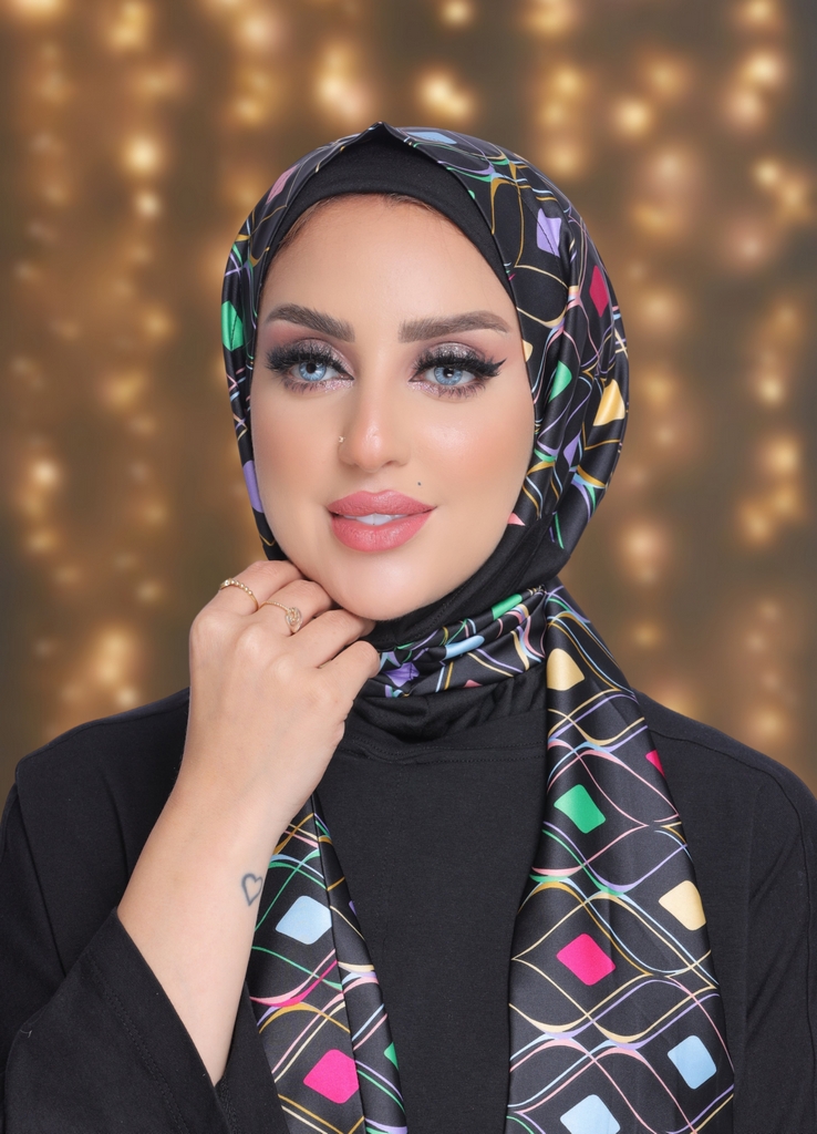 Hijab Ready-made hijab without pins satin - Smile Turbans - 2047