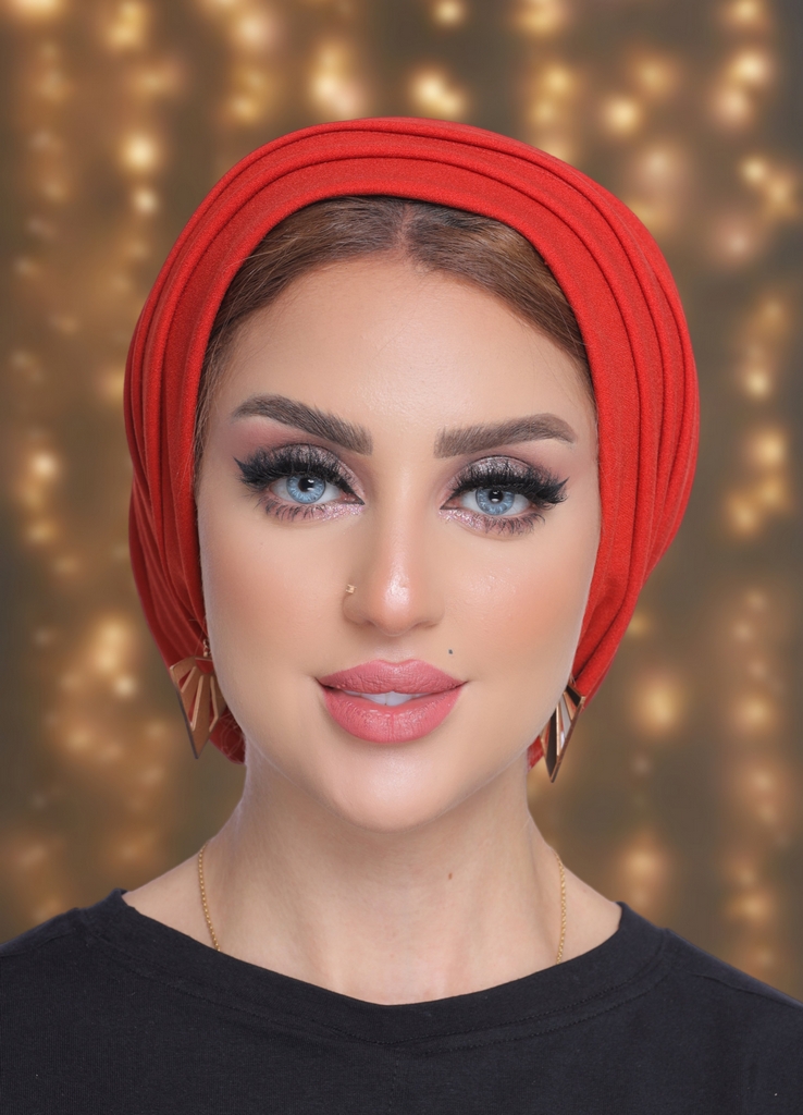 Turban one piece crepe material - Smile Turbans - 2059