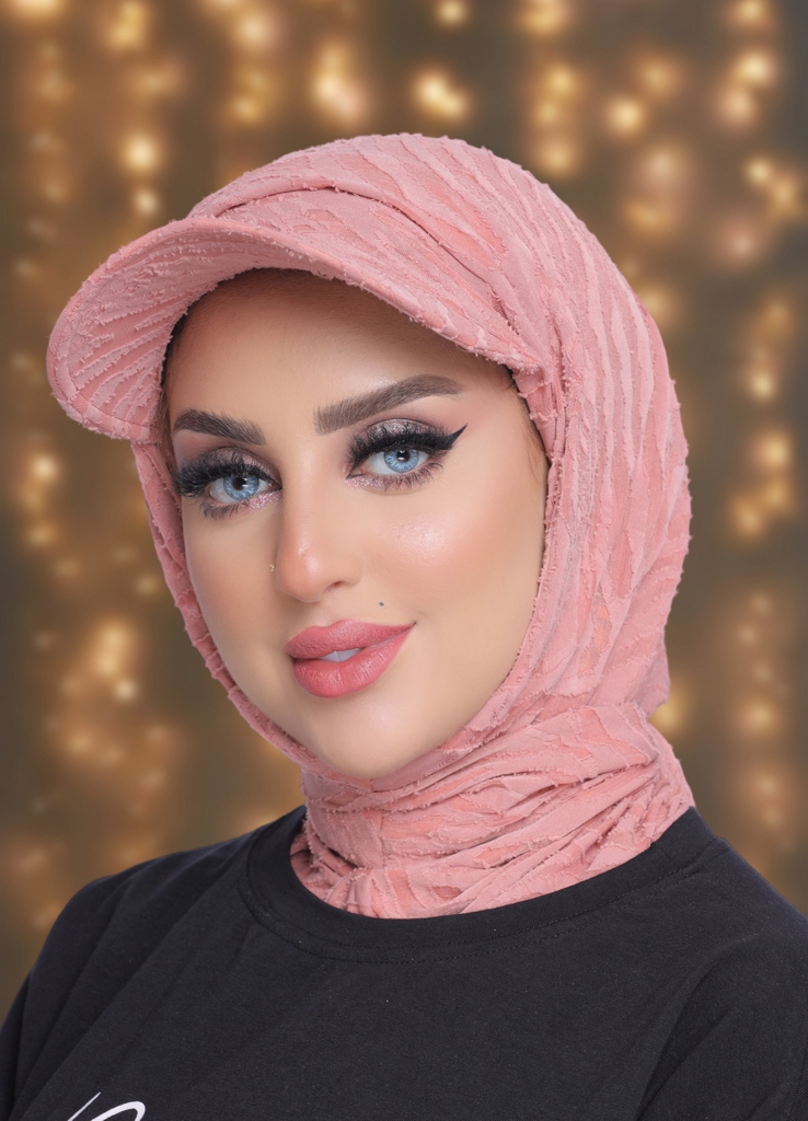Hijab Ready-made hijab without pins rib - Smile Turbans - 2064