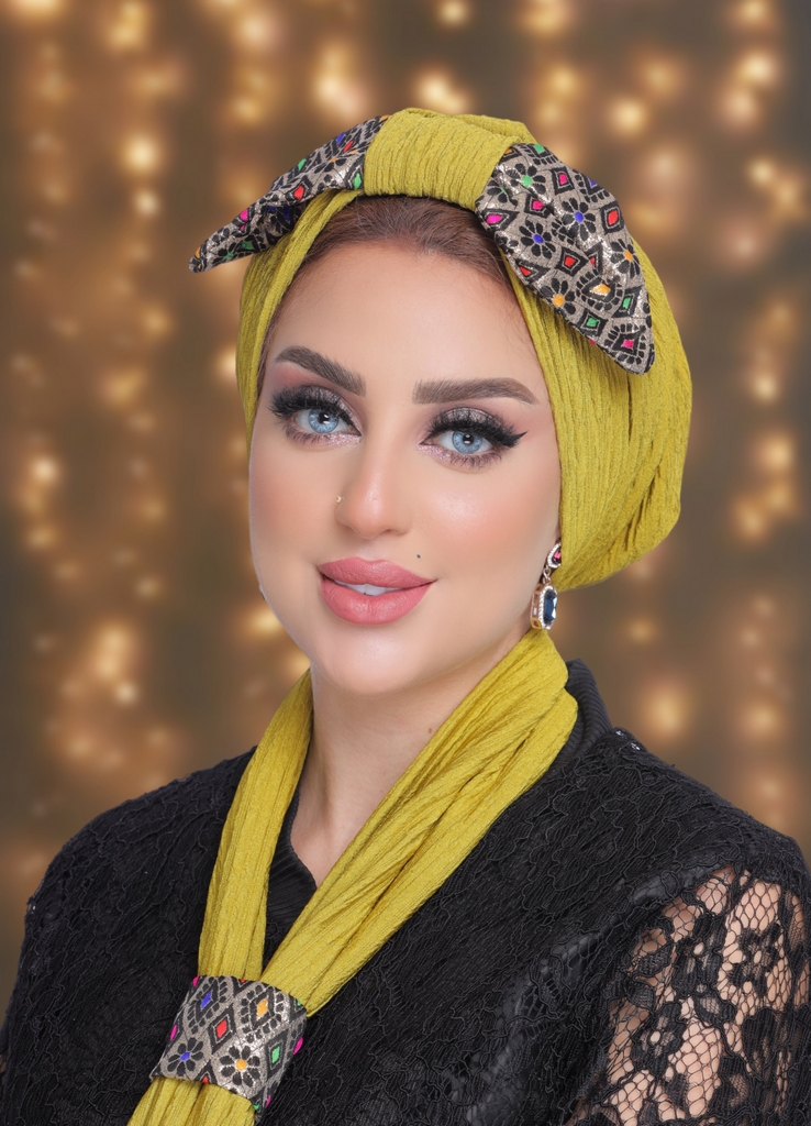 Turban  & Scarf bow Bliss - Smile Turbans - 2081