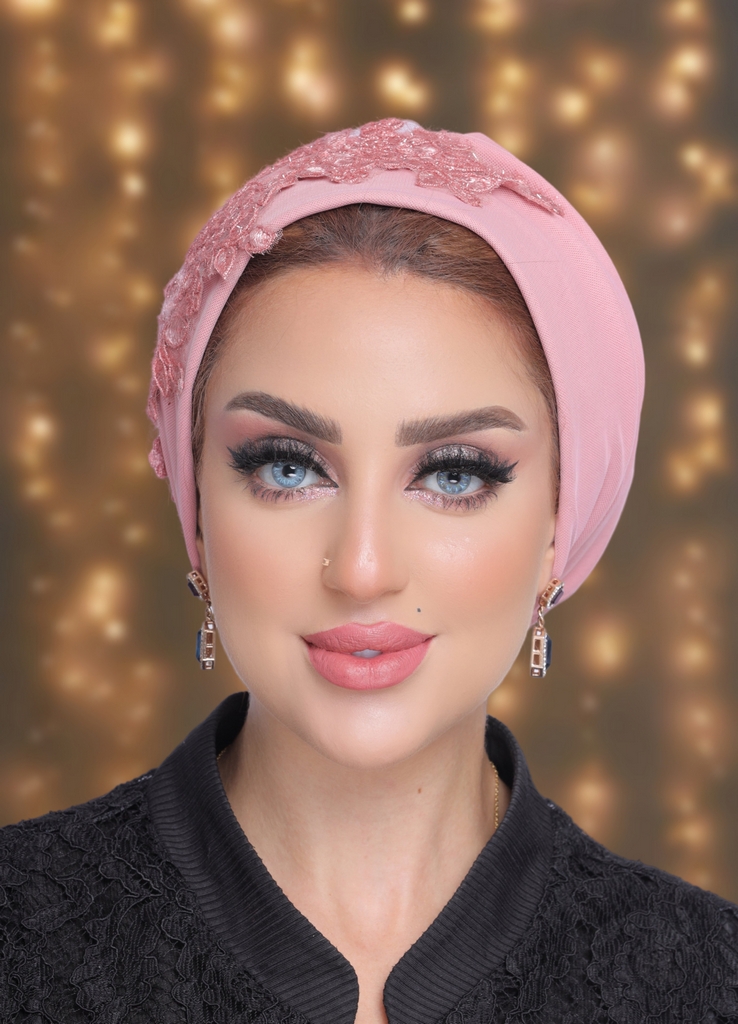 Turban flower Joubert tulle - Smile Turbans - 2086