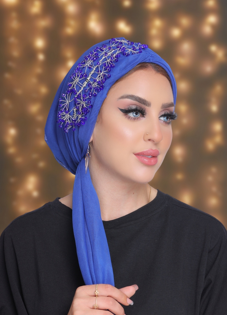 Turban Multi-way with crown tulle - Smile Turbans - 2087
