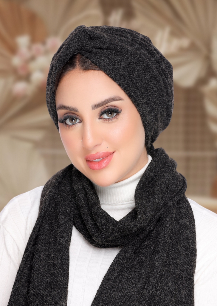 Turban  & Scarf Crocs wool - Smile Turbans - 2151