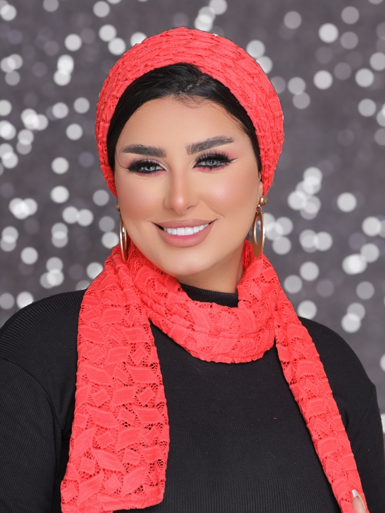Turban  & Scarf scotch Dantel - Smile Turbans - 2187