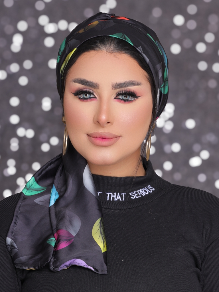 turban tie satin - Smile Turbans - 2197