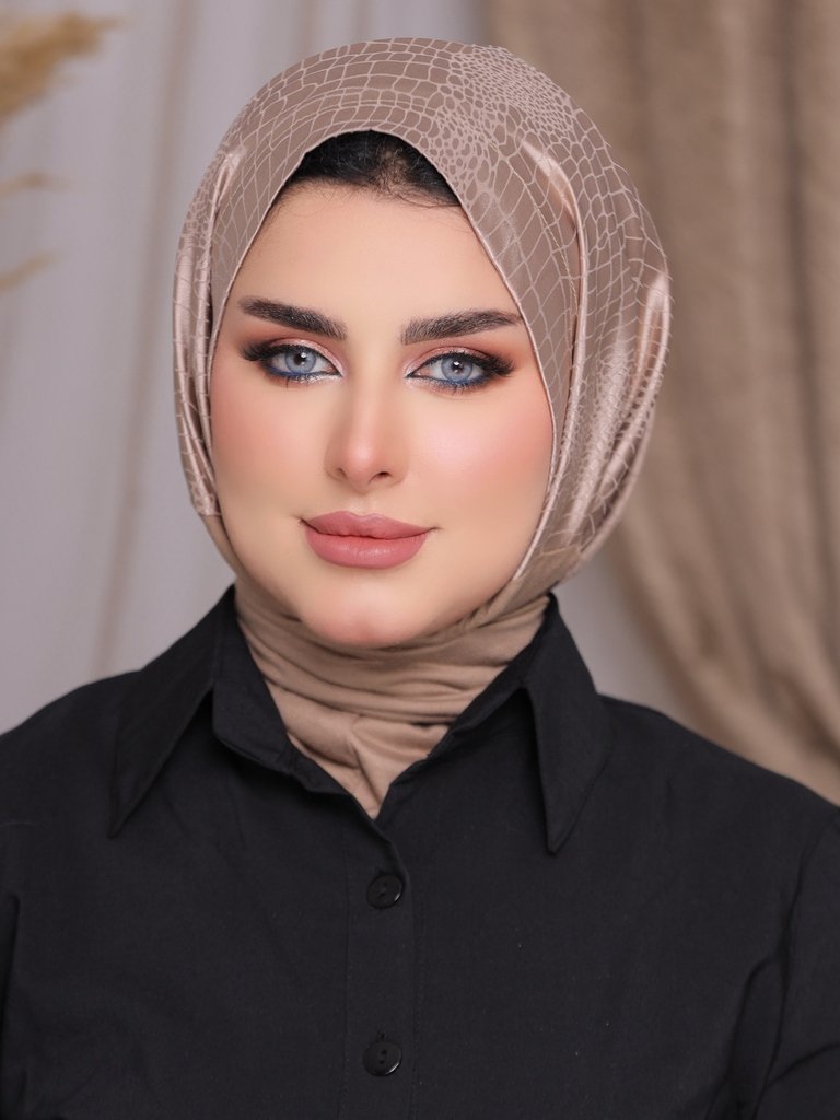 Hijab Ready-made hijab without pins satin - Smile Turbans - 2215