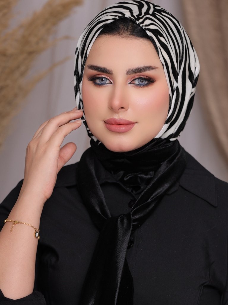 Hijab Ready-made hijab without pins velvet - Smile Turbans - 2256