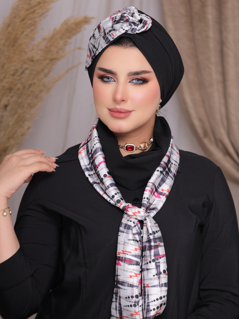 Turban & Scarf wire satin - Smile Turbans - 2291
