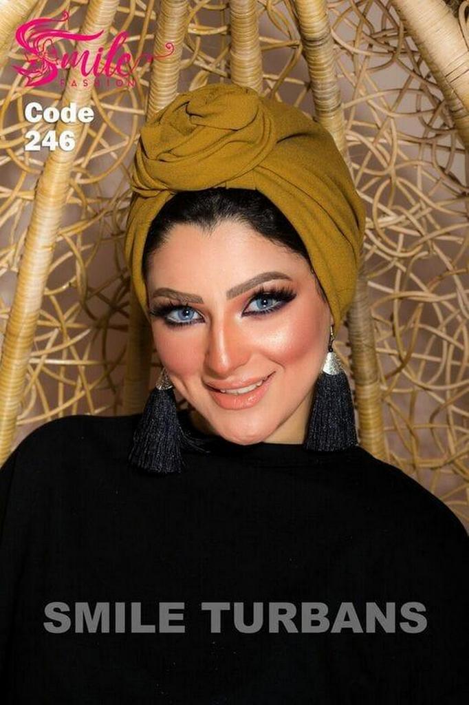 Turban cupcake crepe - Smile Turbans - 246