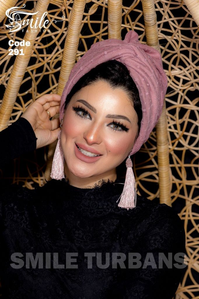 Turban Crocs one piece Tulle - Smile Turbans - 291
