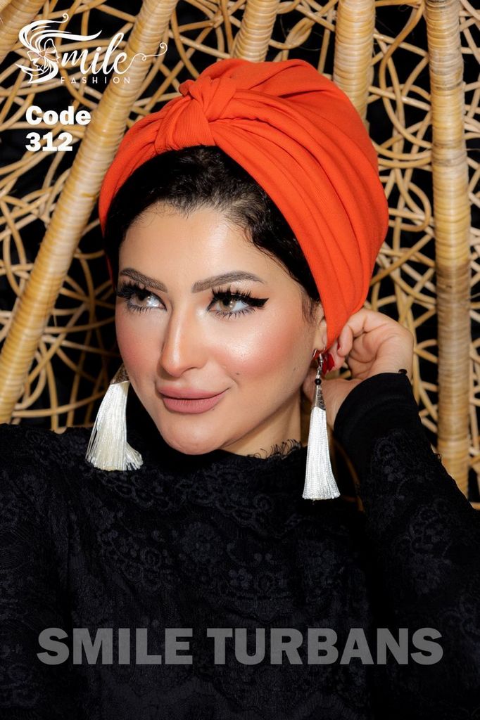 Turban Drape one piece caviar - Smile Turbans - 313