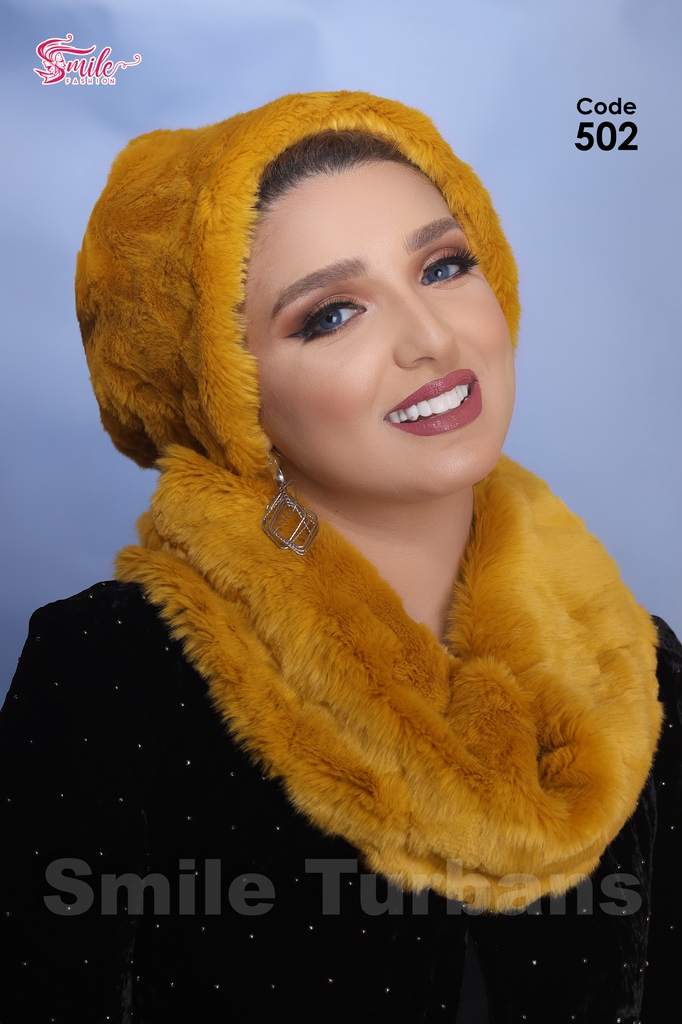 IceCap  & Scarf IceCap  Fur - Smile Turbans - 502