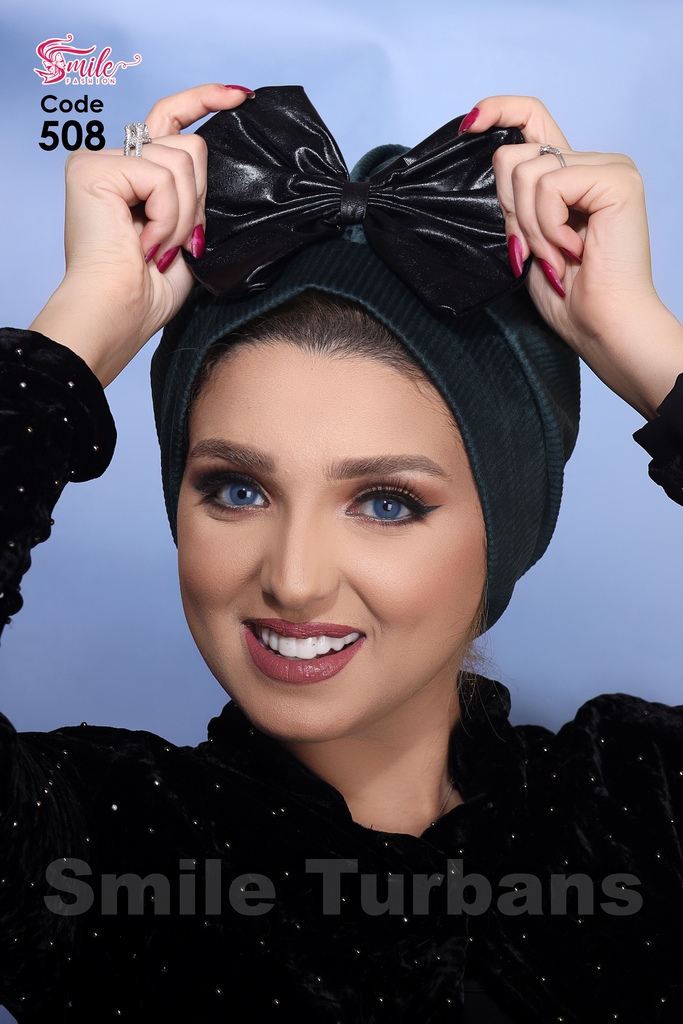 Turban flower suede - Smile Turbans - 508