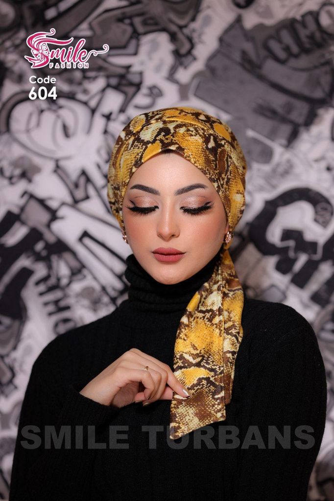 Turban tie suede - Smile Turbans - 604