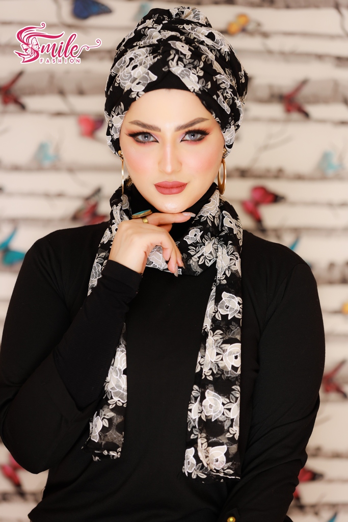 Turban  & Scarf Crocs kink - Smile Turbans - 630