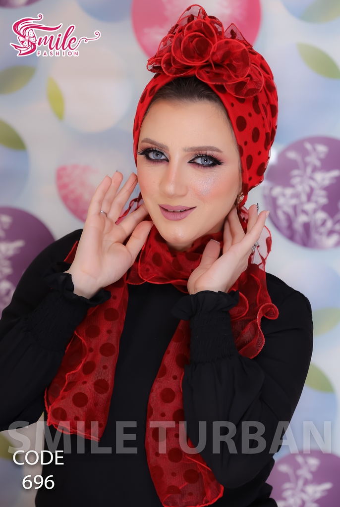 Turban  & Scarf Wire Wire Tulle - Smile Turbans - 696