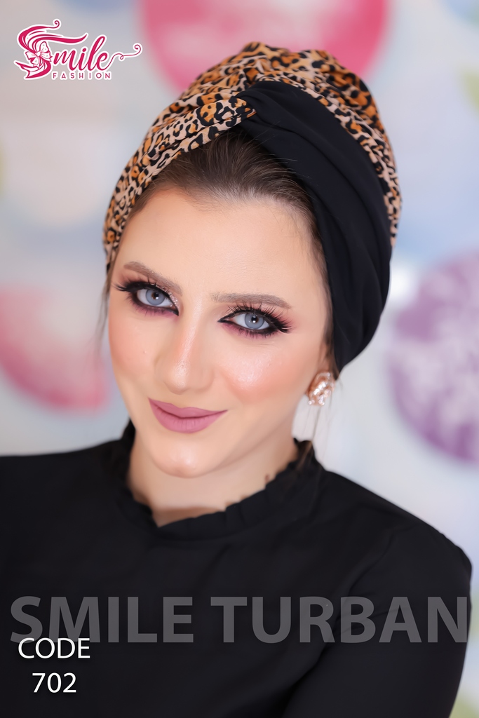 Turban  Crocs crepe material - Smile Turbans - 702