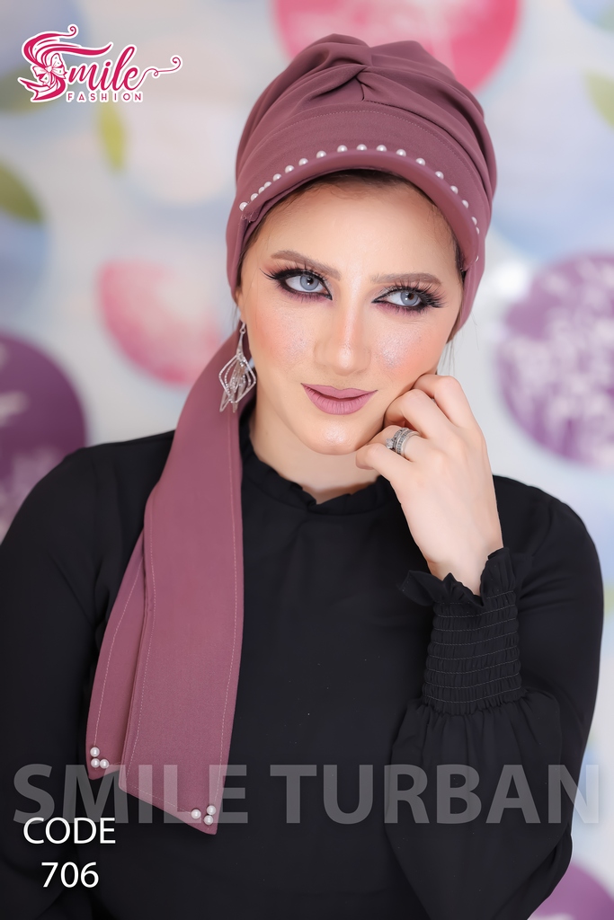 Cap Two-piece Cap crepe - Smile Turbans - 706