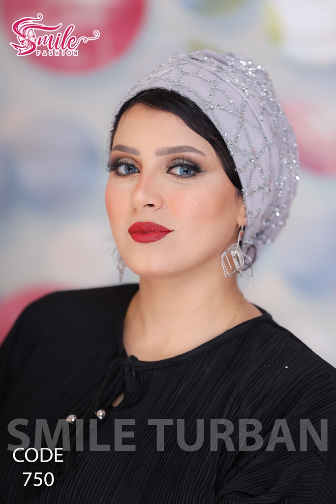 Turban Drape one piece caviar - Smile Turbans - 750