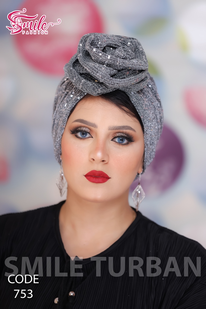Turban flower Fatafit Alsukar Blisih - Smile Turbans - 753