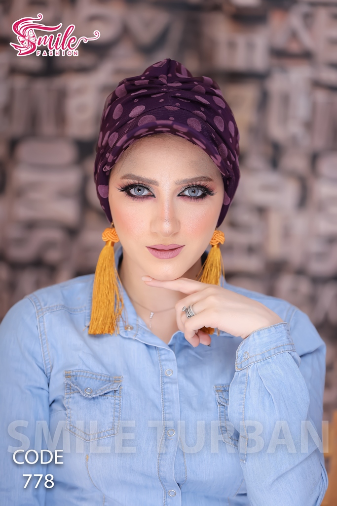 Cap One piece Cap Tulle - Smile Turbans - 778