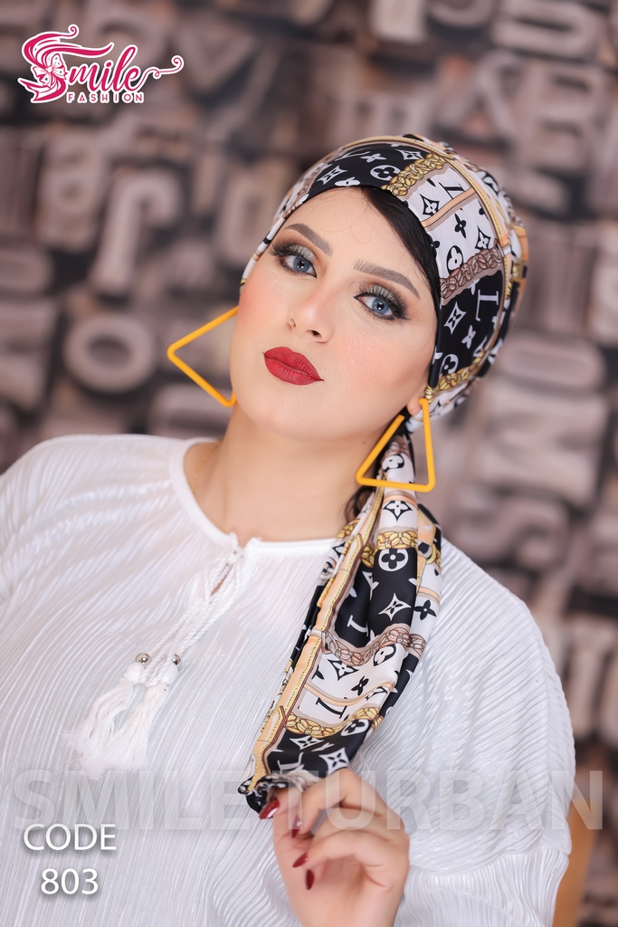 Turban tie satin - Smile Turbans - 803