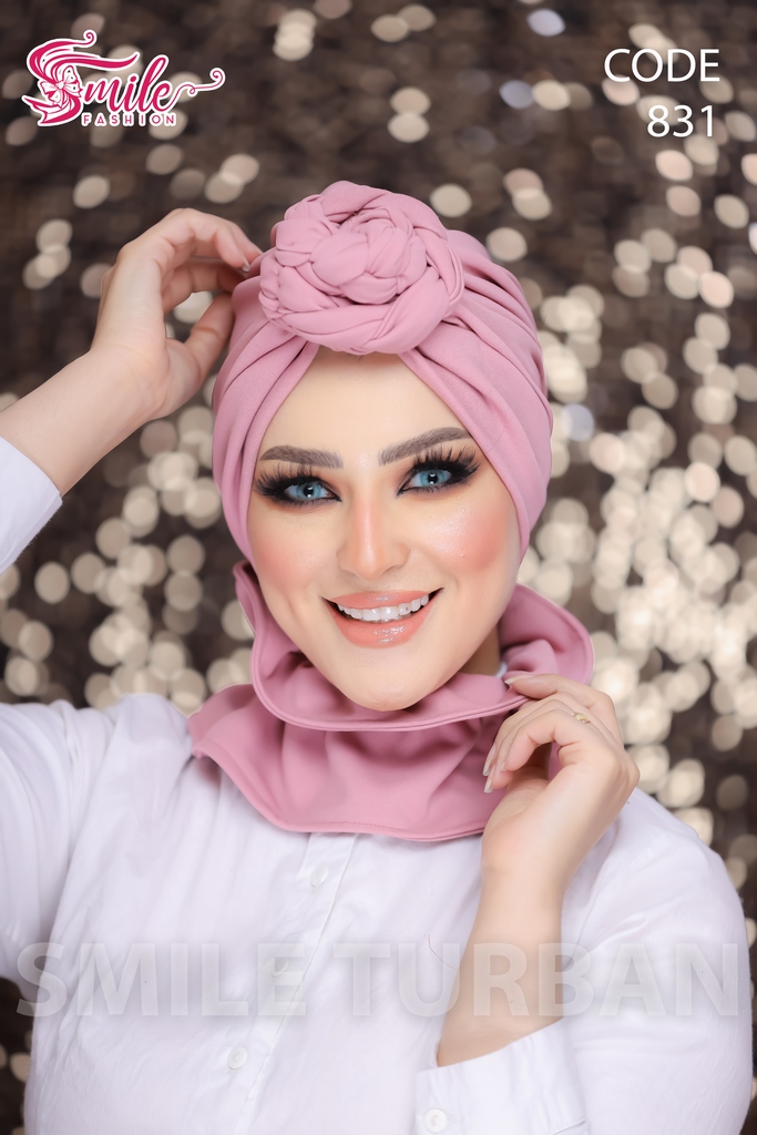 Turban  & Scarf cupcake crepe - Smile Turbans - 831