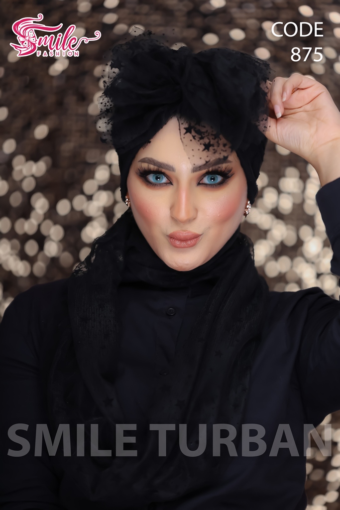 Turban  & Scarf bow Tulle - Smile Turbans - 875