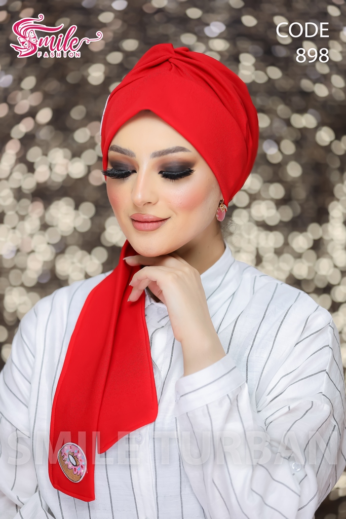 Turban Multiple ways to connect it to donuts crepe - Smile Turbans - 898