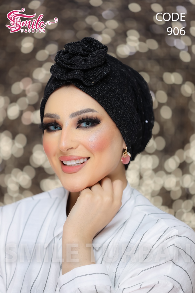 Turban flower Fatafit Alsukar Blisih - Smile Turbans - 906