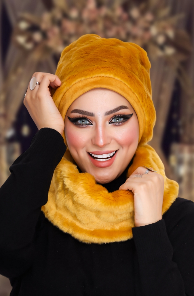 IceCap  & Scarf IceCap  Fur - Smile Turbans - 929