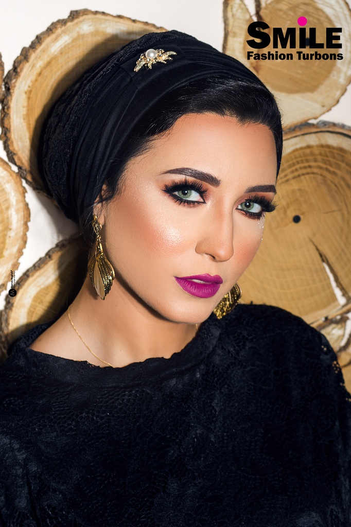 Turban Dantel with brooch Dantel - Smile Turbans - 93